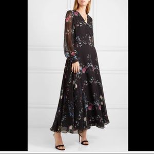 Equipment "Clemense" floral-print silk dress